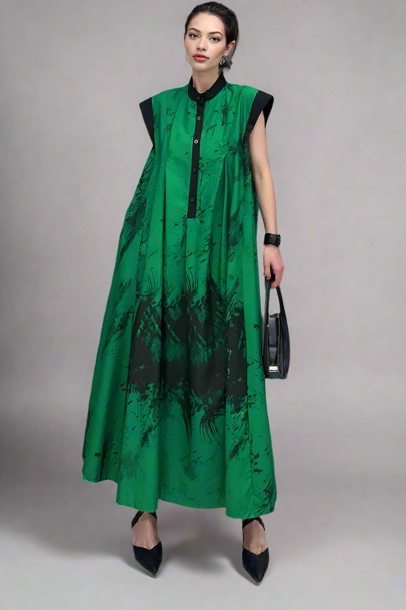 Green Dress-SimpleModerne