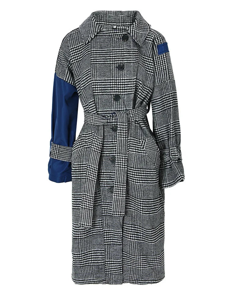 Jazz Up Plaid Coat-SimpleModerne