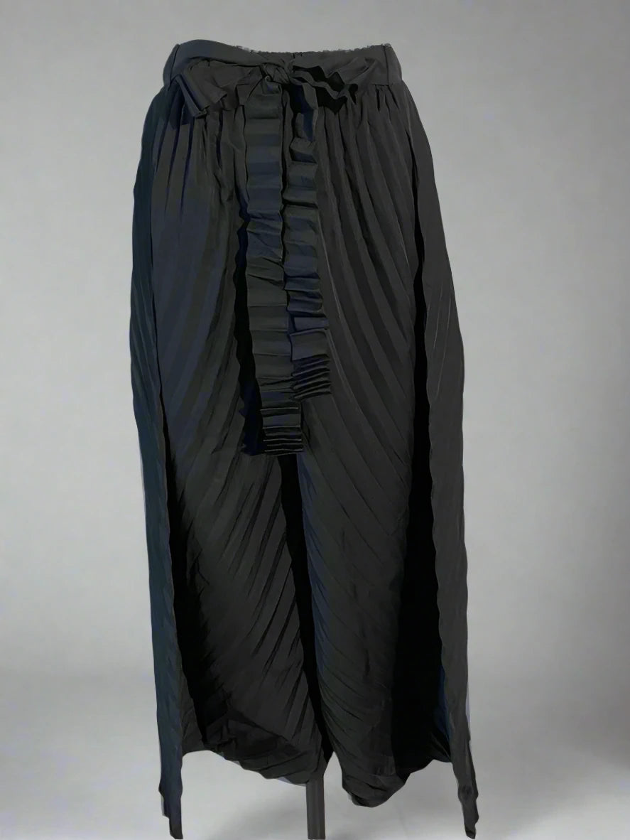 Pleated Design Trousers-SimpleModerne