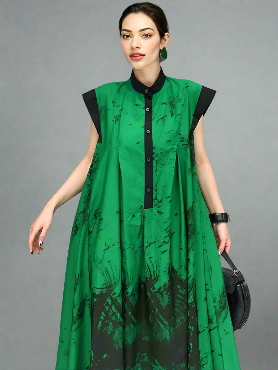 Green Dress-SimpleModerne