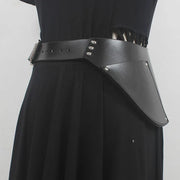 Casual Minimal Goth Buckled Belt-SimpleModerne