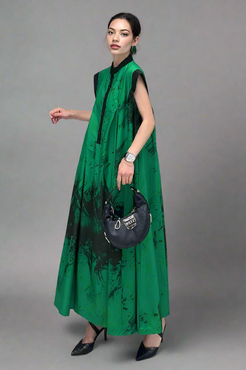 Green Dress-SimpleModerne