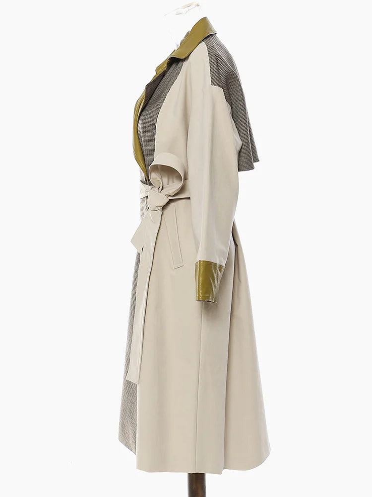 Jazz Up Trench Irregular Design Coat-SimpleModerne