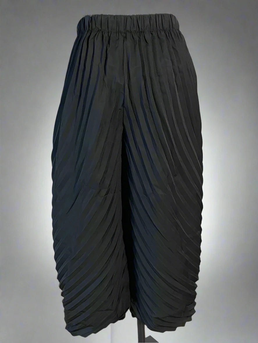 Pleated Design Trousers-SimpleModerne