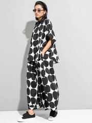 Chic Polka Dot Wide-Leg Trousers for Effortless Style-SimpleModerne