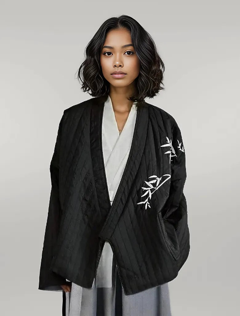 Wrap store kimono jacket