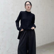 Korean Style Lite Turtleneck Pullover-SimpleModerne