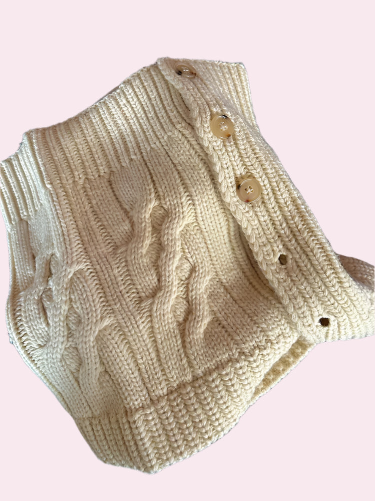 Knitted Sweater with Detachable Scarf – Cozy and Versatile-SimpleModerne