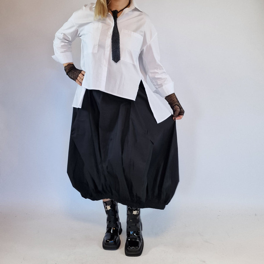 Simple Moderne Jazz Up Punky Basic Relaxed Fit Shirt-SimpleModerne