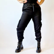 Simple Moderne Street Punk Cargo Style Trousers-SimpleModerne