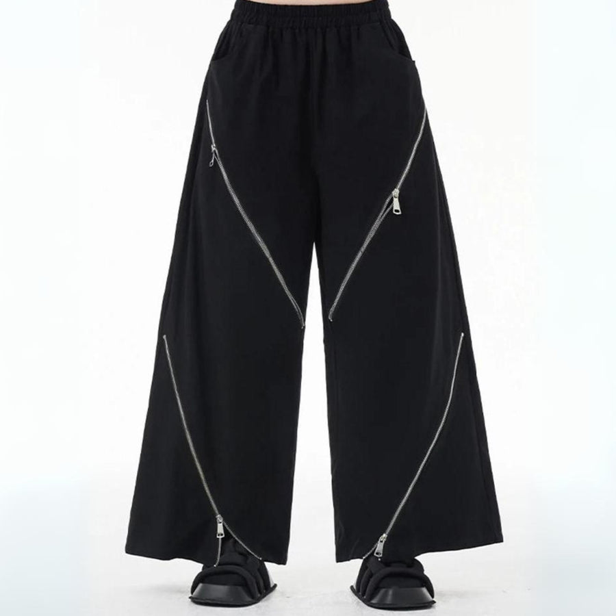 Jazz Up Wide Legged Trousers-SimpleModerne