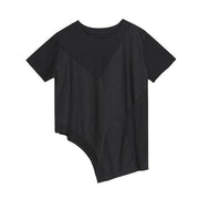 Usteja Casual Punk Style T-shirt-SimpleModerne