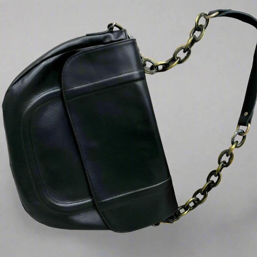 Vintage Fever Saddle Tote Shoulder Bag-SimpleModerne